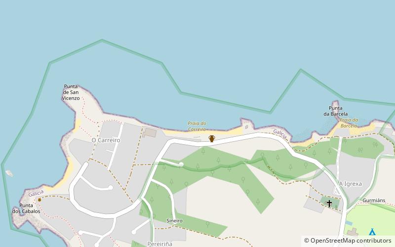praia do carreiro o grove location map