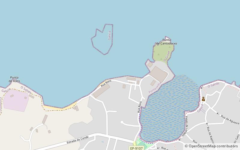 praia de rons o grove location map