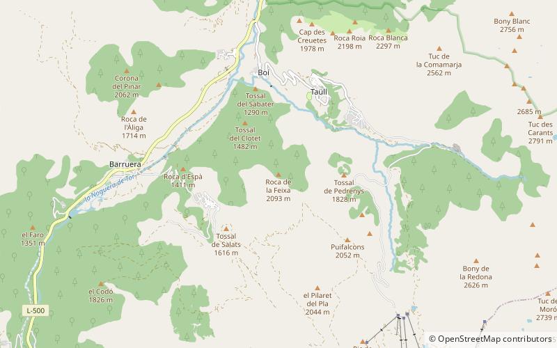 Roca de la Feixa location map