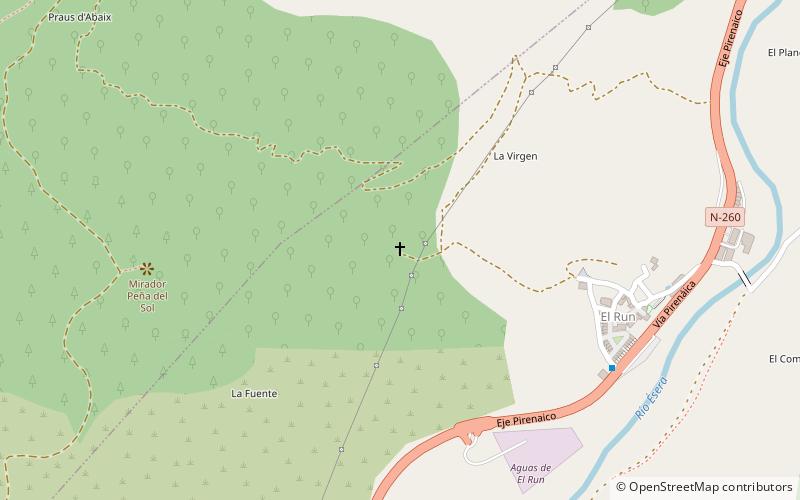 Virgen de Gracia de El Run location map