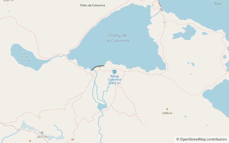 Refugi Colomina location map