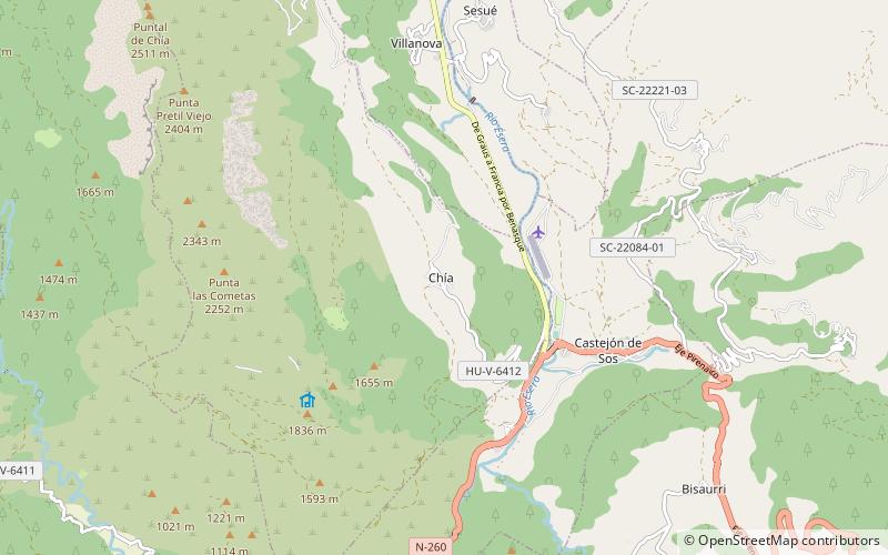 Chía location map
