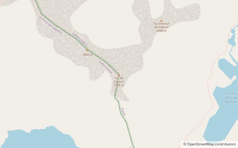 Tuc de Saburó location map