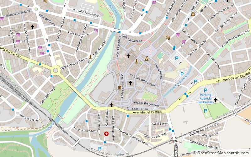 Château de Ponferrada location map