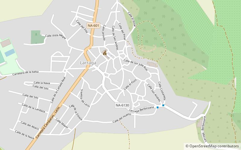 Larraga location map