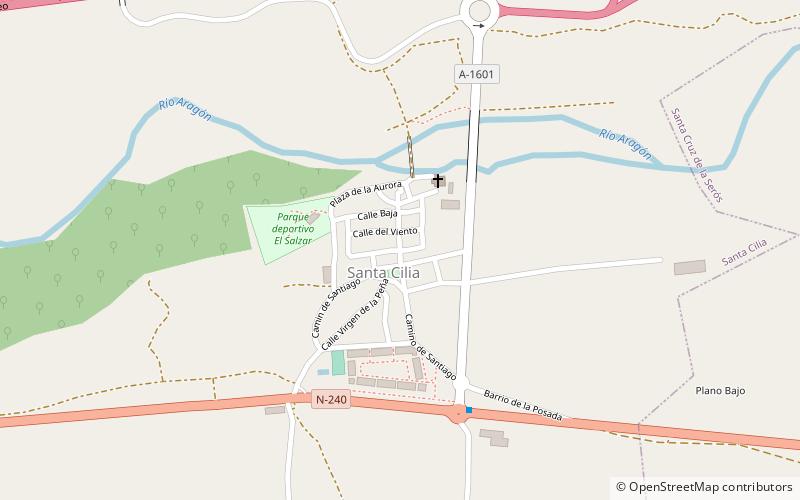 Santa Cilia location map