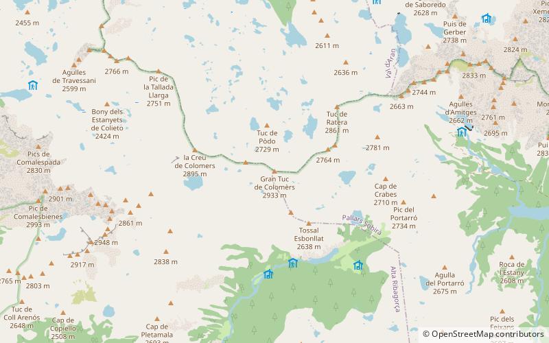 Gran Tuc de Colomers location map