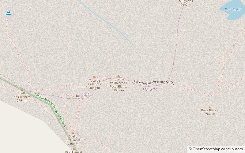 Pic de Vallibierna location map