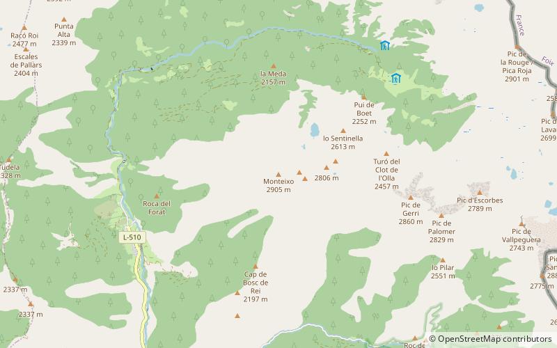 Monteixo location map