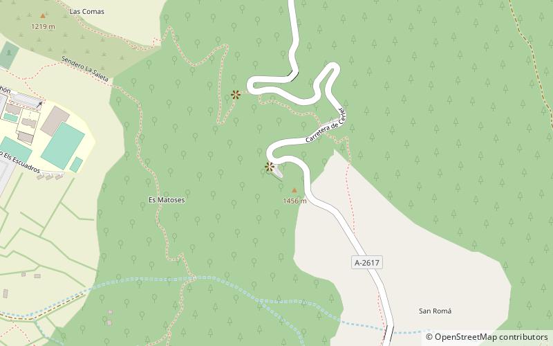 mirador del valle de benasque location map