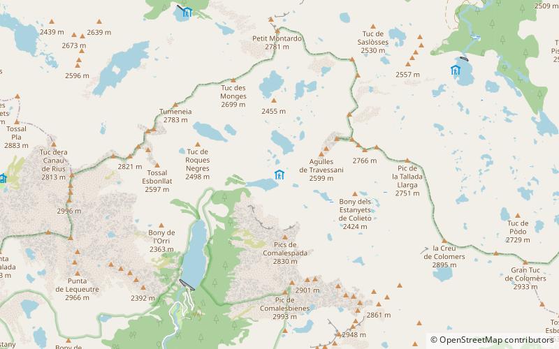 Refugi Ventosa i Calvell location map