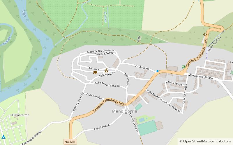 Mendigorría location map