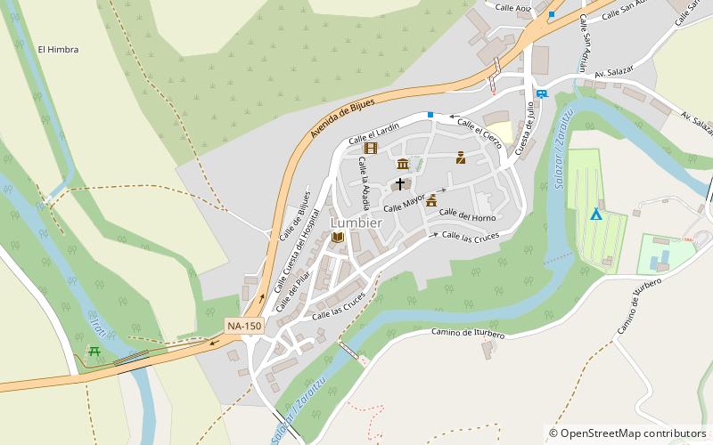 Lumbier location map
