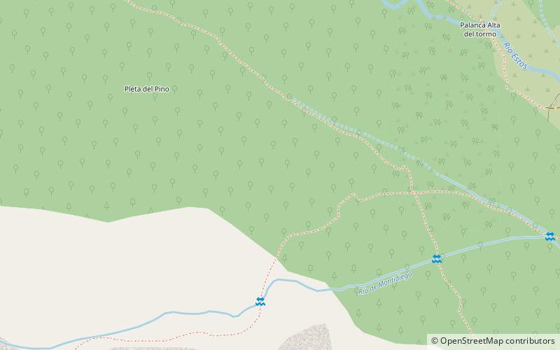 Collarada location map