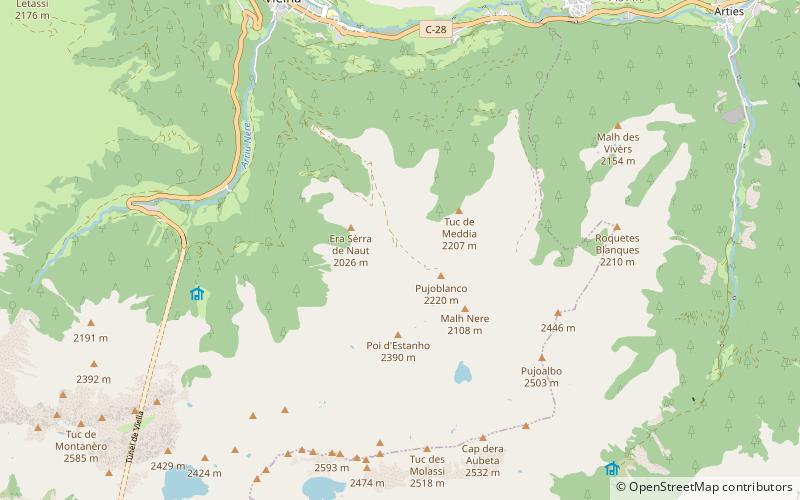 la tuca location map
