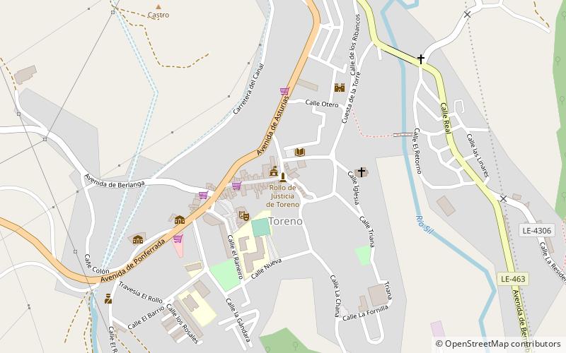 Toreno location map