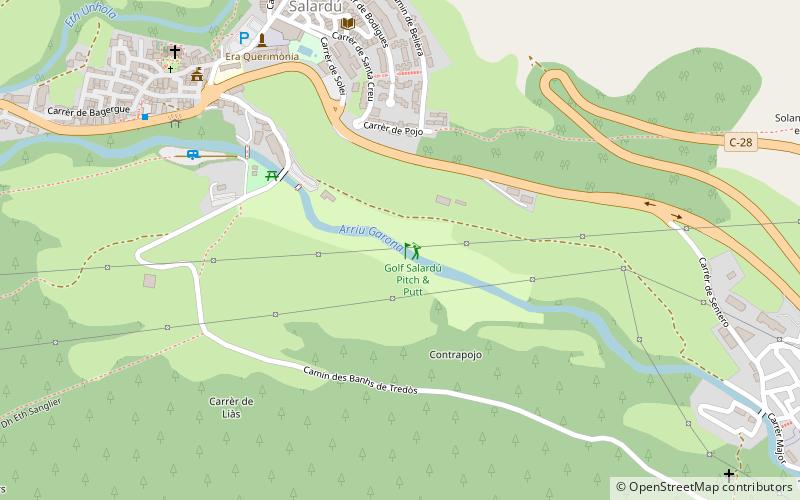 golf salardu pitch putt location map