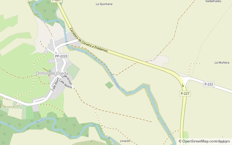Olmos de Ojeda location map