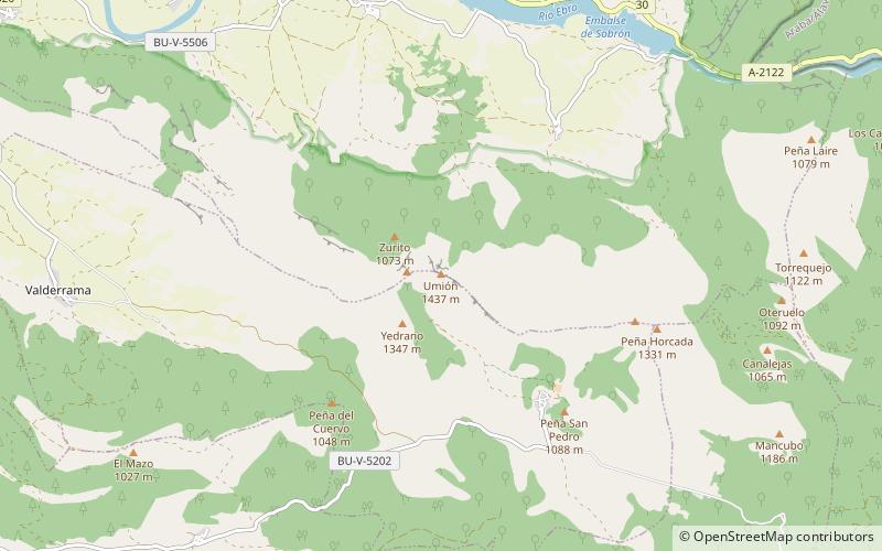 Montes Obarenes location map