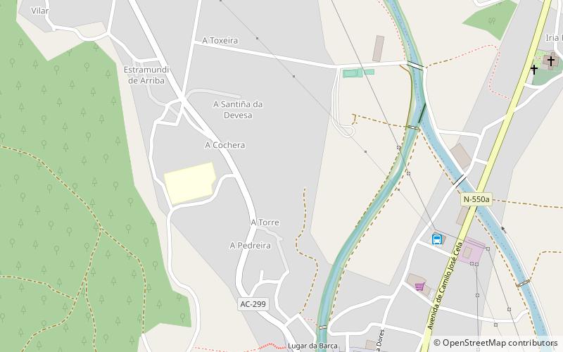 Padrón location map