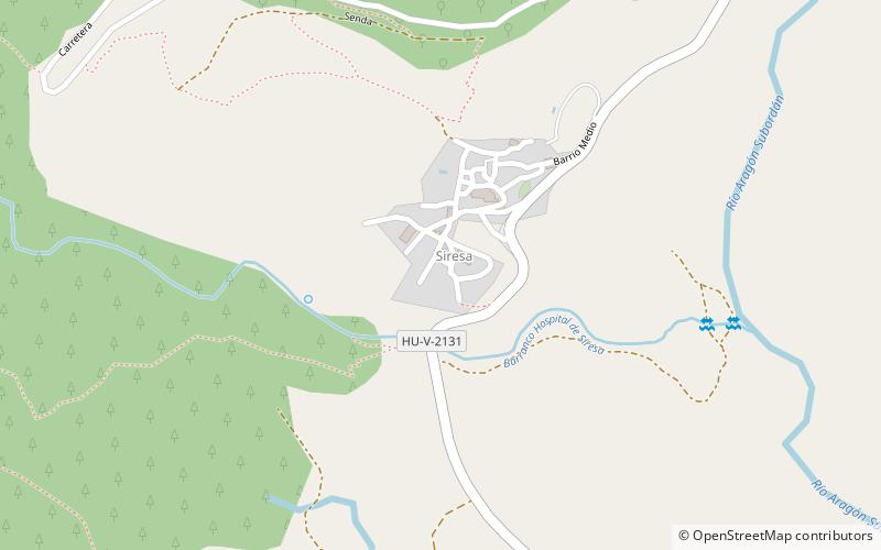 Siresa location map