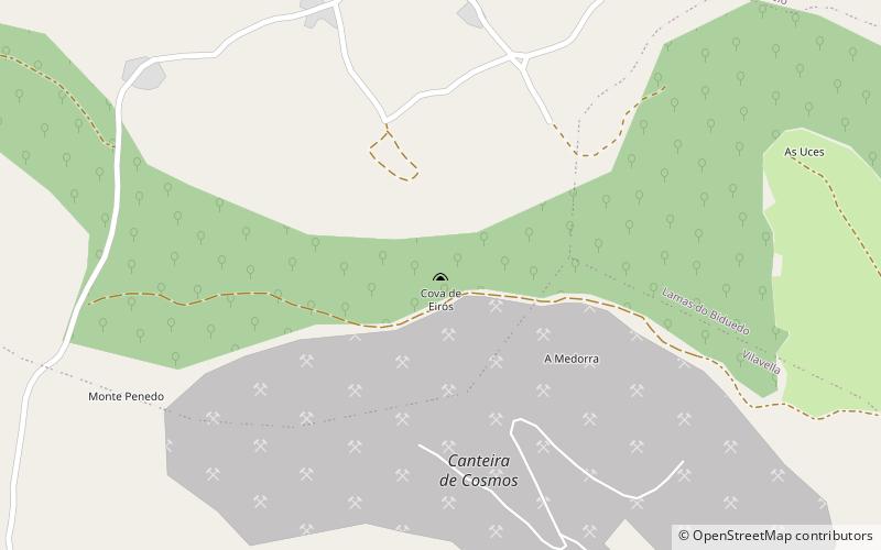 Eirós Cave location map