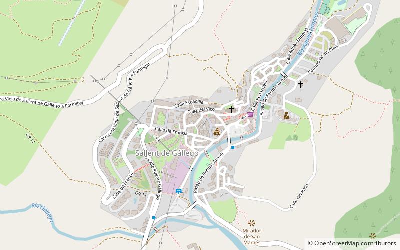 Sallent de Gállego location map