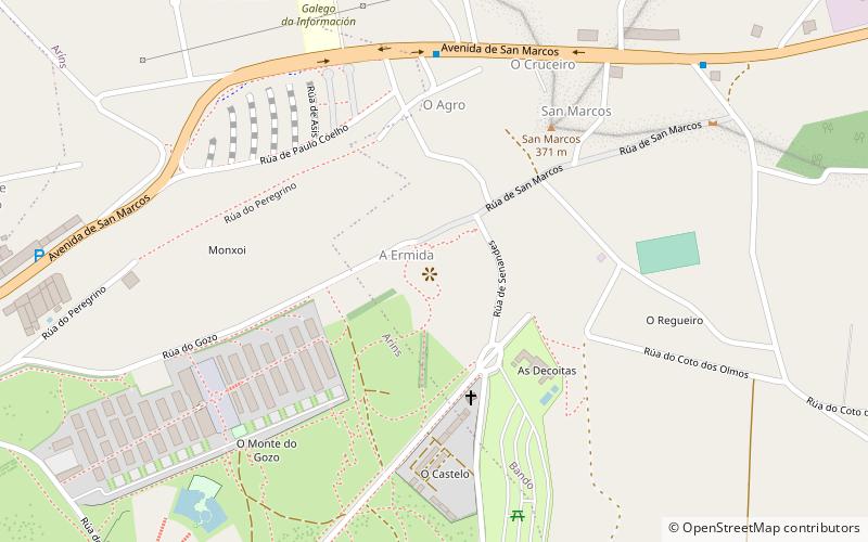 Monumento ao Papa Xoán Paulo II location map