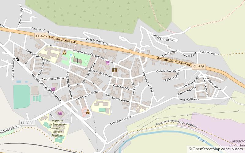 Villablino location map