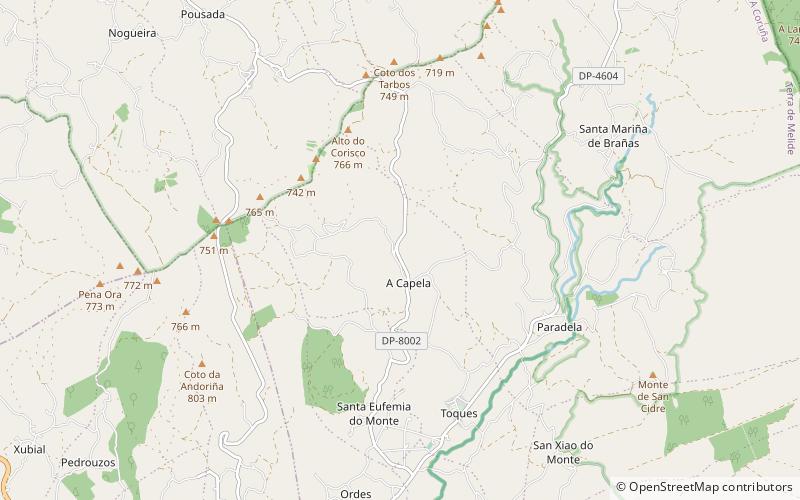 galicien location map