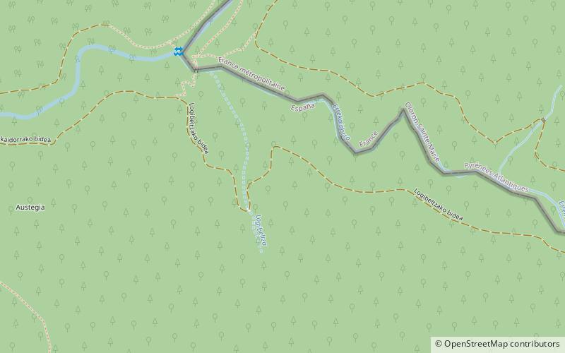 Forêt d'Iraty location map