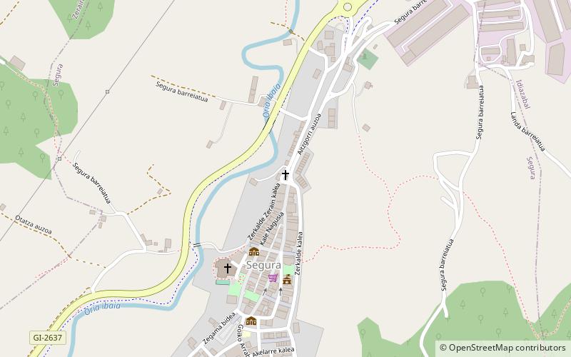 Gurutze Santuaren ermita location map