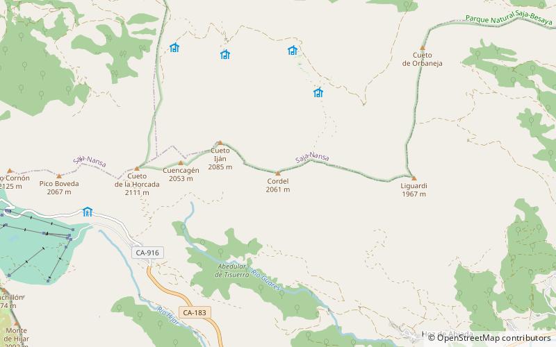 Cordel location map