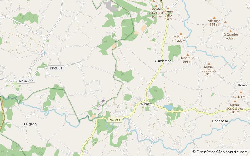 Kloster Sobrado location map