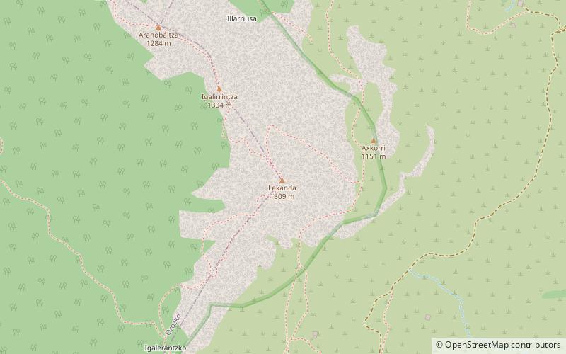 Lekanda location map