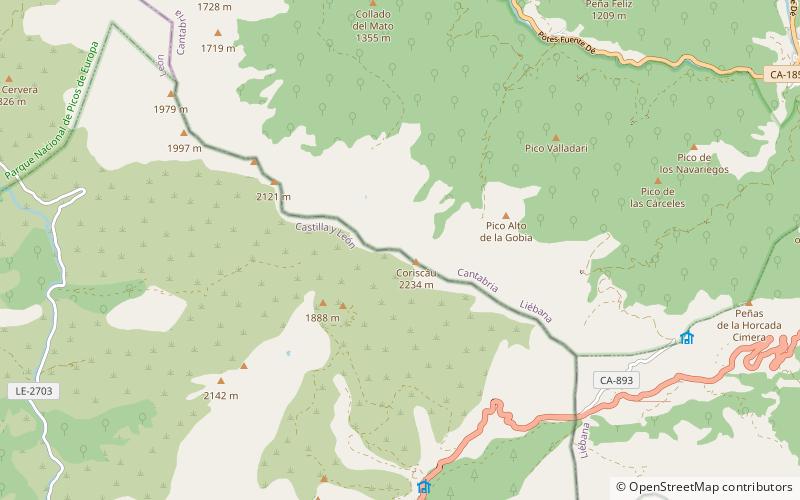 Coriscao location map