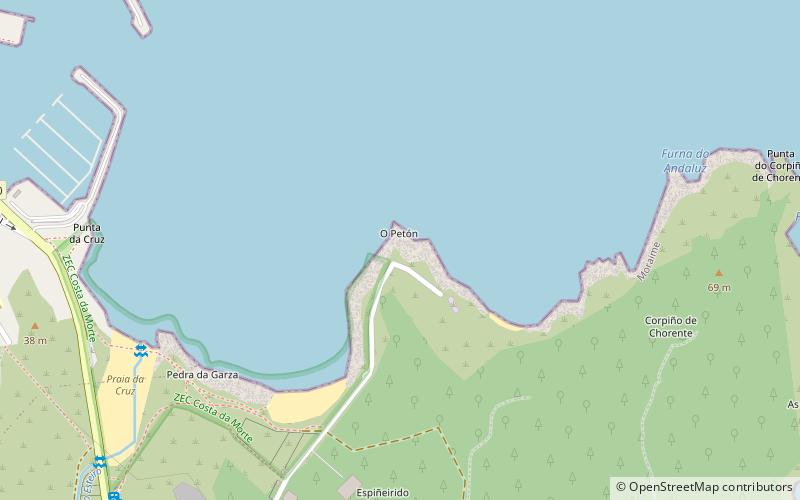 playa de fornelos location map