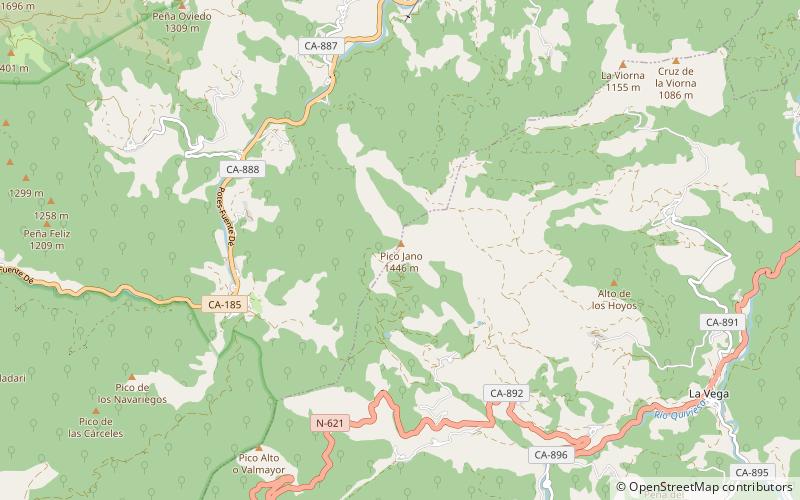 Pico Jano location map