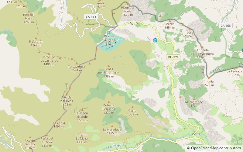Castro Valnera location map