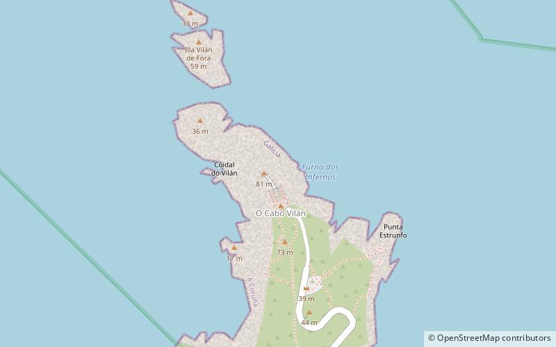 Cabo Vilan location map