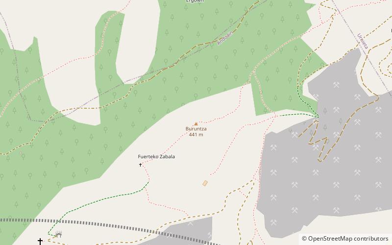 Mont Buruntza location map