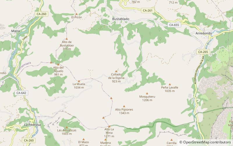 Los Machucos location map
