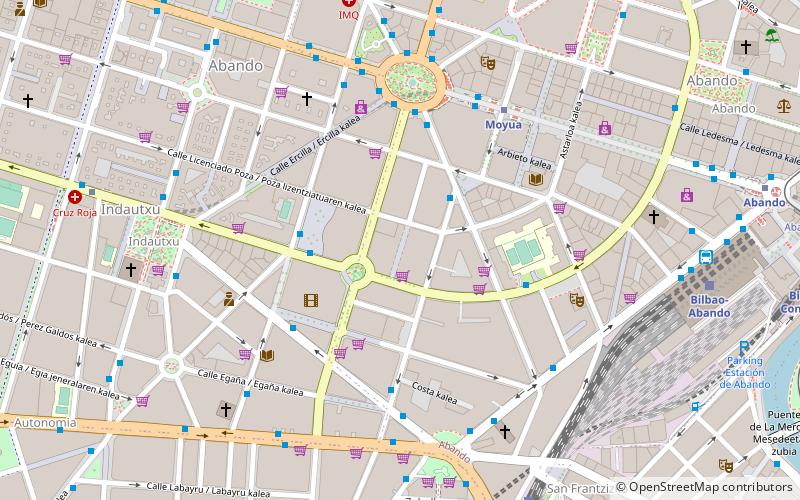 galerias urquijo bilbao location map