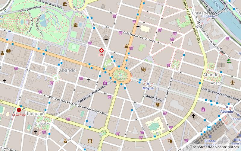 Plaza Moyúa location map