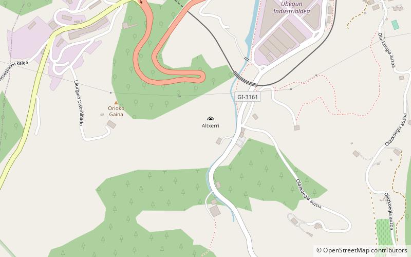 Altxerri location map