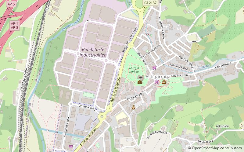 Astigarraga location map