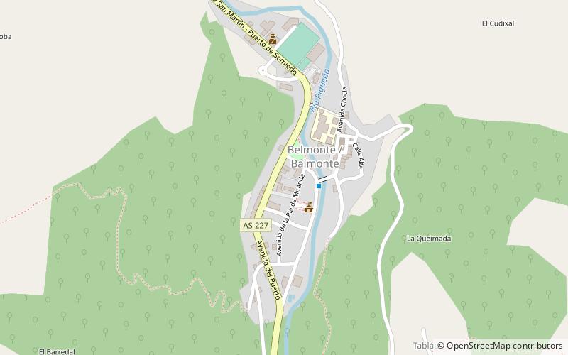 Belmonte de Miranda location map