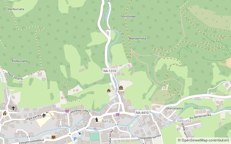 Errotatxo location map