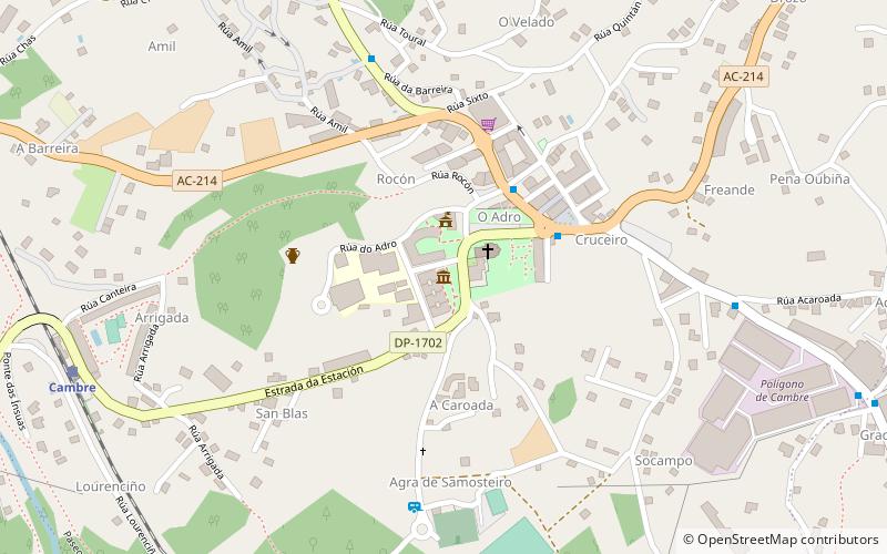 Villa romana de Cambre location map