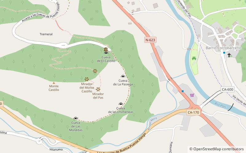 La Pasiega location map